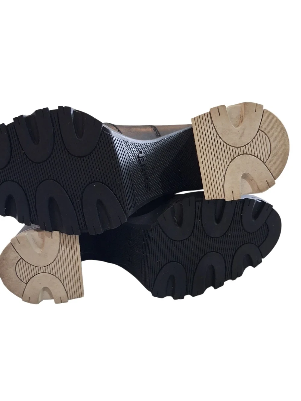 Black Sorel Chelsea Platform Heel Boots - Women